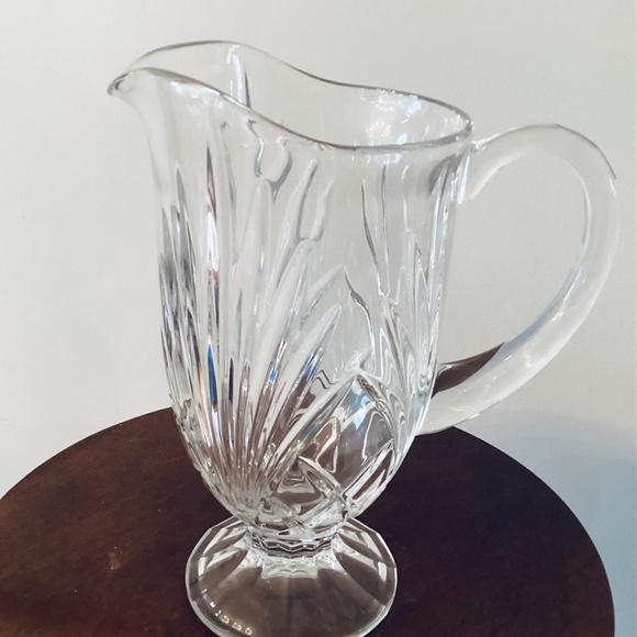 Gorham Rosewood Crystal Pitcher, Elegant Crystal Pitcher, Gorham Crystal - Picture 2 of 4
